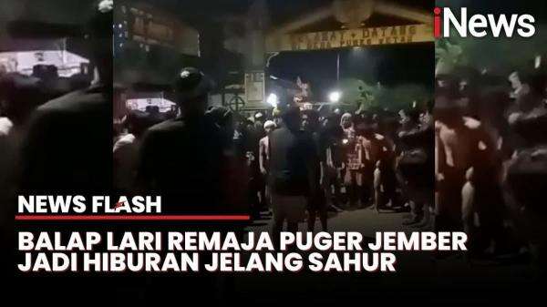 Viral Balap Lari Remaja di Jember Jelang Sahur, Jadi Tontotan Ratusan Warga Viral Balap Lari Remaja di Jember Jelang Sahur, Jadi Tontotan Ratusan Warga