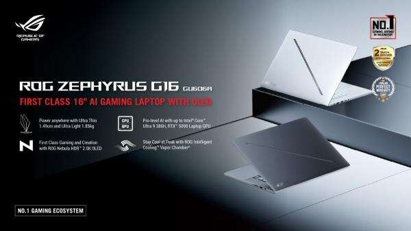 Desain Elegan Minimalis ASUS ROG Zephyrus G16 GU606 Nyaman untuk Kerja dan Gaming Desain Elegan Minimalis ASUS ROG Zephyrus G16 GU606 Nyaman untuk Kerja dan Gaming