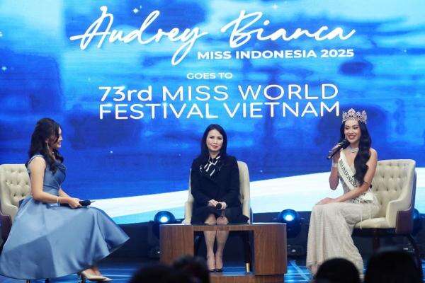 Optimistis Menang! Audrey Bianca Bawa Misi Listrik Tenaga Surya ke Miss World 2026 Optimistis Menang! Audrey Bianca Bawa Misi Listrik Tenaga Surya ke Miss World 2026