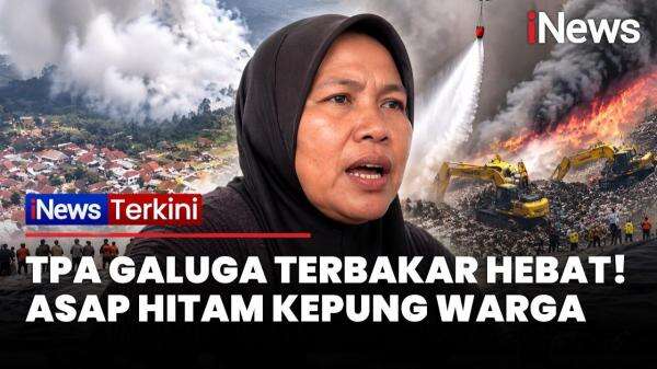 TPA Galuga Terbakar Hebat, Kepulan Asap Hitam Pekat Ancam Warga Bogor TPA Galuga Terbakar Hebat, Kepulan Asap Hitam Pekat Ancam Warga Bogor