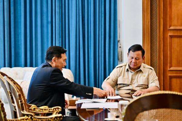 Ini Isi Pembicaraan Prabowo dan Luhut dalam Pertemuan 3 Jam di Hambalang Ini Isi Pembicaraan Prabowo dan Luhut dalam Pertemuan 3 Jam di Hambalang