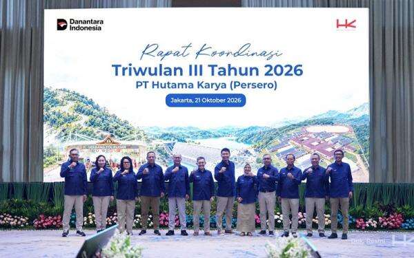 Hutama Karya Jaga Kinerja Keuangan Tetap Tumbuh hingga Kuartal III-2026 Hutama Karya Jaga Kinerja Keuangan Tetap Tumbuh hingga Kuartal III-2026