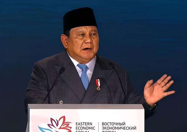 Prabowo Pidato di EEF Vladivostok: Kita Berdiri di Gerbang Pasifik Prabowo Pidato di EEF Vladivostok: Kita Berdiri di Gerbang Pasifik