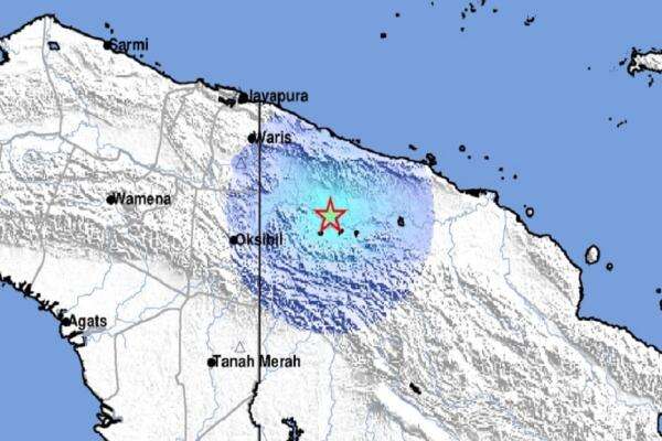 Gempa Bumi M5,2 Guncang Keerom Papua Malam Ini Gempa Bumi M5,2 Guncang Keerom Papua Malam Ini