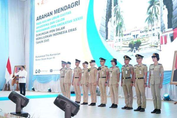Mendagri Apresiasi 10 Calon Wisudawan Terbaik IPDN Angkatan XXXIII dari Beragam Latar Belakang Mendagri Apresiasi 10 Calon Wisudawan Terbaik IPDN Angkatan XXXIII dari Beragam Latar Belakang