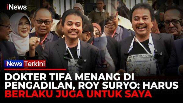 Eksepsi Dokter Tifa Dikabulkan, Roy Suryo: Bisa Jadi Yurisprudensi untuk Kasus Saya Eksepsi Dokter Tifa Dikabulkan, Roy Suryo: Bisa Jadi Yurisprudensi untuk Kasus Saya