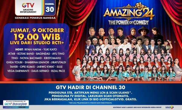 Amazing 24 The Power of Comedy: Ketika Komedi dan Musik Berpadu di Satu Panggung Amazing 24 The Power of Comedy: Ketika Komedi dan Musik Berpadu di Satu Panggung