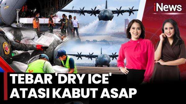 3,2 Ton Dry Ice Ditebar di Langit Palembang Atasi Kabut Asap Karhutla 3,2 Ton Dry Ice Ditebar di Langit Palembang Atasi Kabut Asap Karhutla