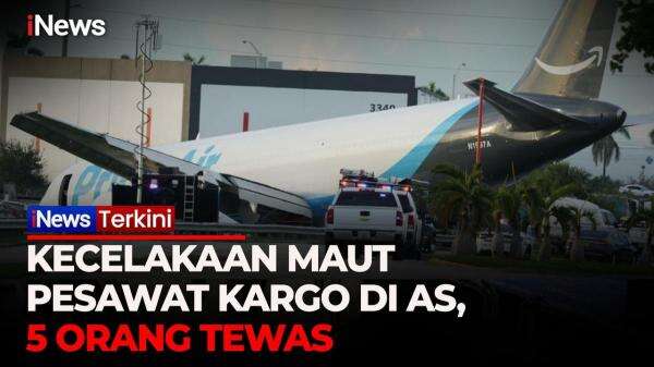 Pesawat Kargo Alami Kecelakaan Saat Mendarat di Bandara Miami, 5 Orang Tewas Pesawat Kargo Alami Kecelakaan Saat Mendarat di Bandara Miami, 5 Orang Tewas