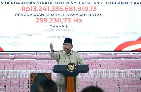 Prabowo Sebut Penertiban Kawasan Hutan Berat, Waspadai Ancaman Prabowo Sebut Penertiban Kawasan Hutan Berat, Waspadai Ancaman
