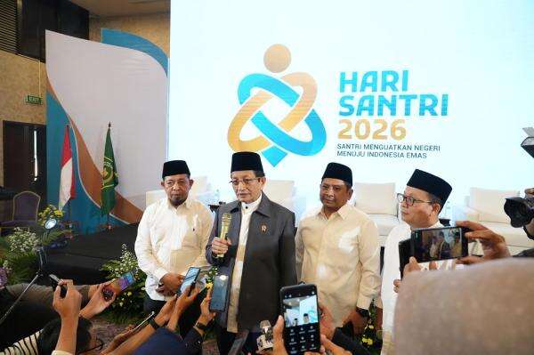 Kemenag Luncurkan Logo dan Tema Hari Santri 2026, Siapkan Rangkaian Acara hingga Oktober Kemenag Luncurkan Logo dan Tema Hari Santri 2026, Siapkan Rangkaian Acara hingga Oktober
