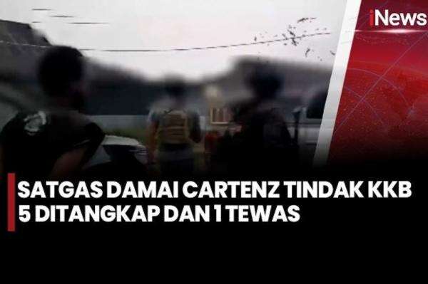 Satgas Damai Cartenz Tindak KKB di Papua, 5 Orang Ditangkap dan 1 Tewas Ditembak Satgas Damai Cartenz Tindak KKB di Papua, 5 Orang Ditangkap dan 1 Tewas Ditembak