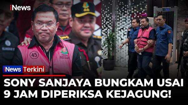 Pakai Rompi Pink Mantan Wakil Kepala BGN Sony Sonjaya Bungkam Usai Diperiksa Sembilan Jam Pakai Rompi Pink Mantan Wakil Kepala BGN Sony Sonjaya Bungkam Usai Diperiksa Sembilan Jam