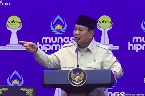 Canda Prabowo ke HIPMI: Pengusaha Indonesia Banyak Dosanya Canda Prabowo ke HIPMI: Pengusaha Indonesia Banyak Dosanya