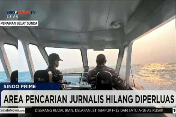 Hari ke-9 Pencarian 5 Jurnalis Hilang di Perairan Gunung Anak Krakatau Masih Nihil Hari ke-9 Pencarian 5 Jurnalis Hilang di Perairan Gunung Anak Krakatau Masih Nihil