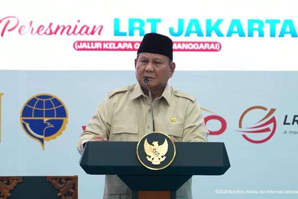 Danantara Wajib Bantu Perluasan Rute LRT Jakarta, Prabowo: DKI Milik Seluruh Bangsa Danantara Wajib Bantu Perluasan Rute LRT Jakarta, Prabowo: DKI Milik Seluruh Bangsa
