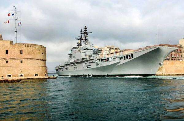 Berlayar dari Italia, KRI Gajah Mada Bakal Jadi Kapal Induk Pertama Indonesia Berlayar dari Italia, KRI Gajah Mada Bakal Jadi Kapal Induk Pertama Indonesia