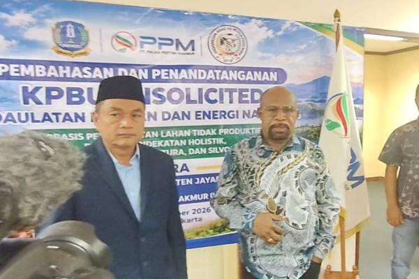 MoU Palma Pertiwi Mamur-Pemkab Jayapura Wujudkan Kedaulatan Pangan dan Energi MoU Palma Pertiwi Mamur-Pemkab Jayapura Wujudkan Kedaulatan Pangan dan Energi