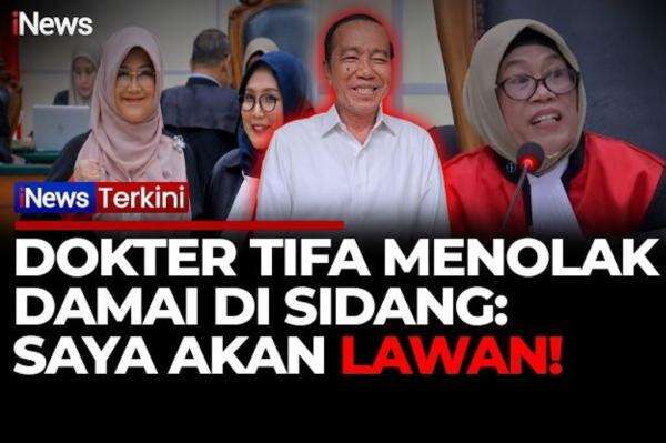 Dokter Tifa Tolak Berdamai di Kasus Ijazah Jokowi: Saya Akan Lawan! Dokter Tifa Tolak Berdamai di Kasus Ijazah Jokowi: Saya Akan Lawan!