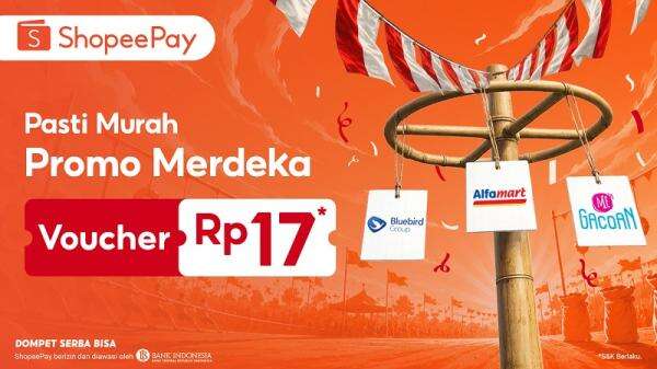 Rayakan HUT RI, ShopeePay Hadirkan Promo Rp17 untuk Beragam Kebutuhan Rayakan HUT RI, ShopeePay Hadirkan Promo Rp17 untuk Beragam Kebutuhan