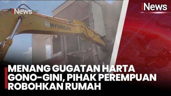 Sengketa Harta Gono-Gini Pasca-Cerai, Rumah Megah Dua Lantai di Pati Dirobohkan Alat Berat Sengketa Harta Gono-Gini Pasca-Cerai, Rumah Megah Dua Lantai di Pati Dirobohkan Alat Berat