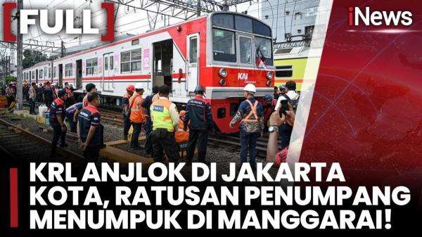 KRL Anjlok di Stasiun Jakarta Kota, Penumpang Sempat Menumpuk di Manggarai KRL Anjlok di Stasiun Jakarta Kota, Penumpang Sempat Menumpuk di Manggarai