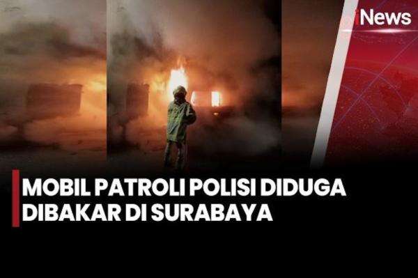 Misteri Mobil Patroli Polisi Dibakar di Surabaya Terungkap, Pelaku Ditangkap Misteri Mobil Patroli Polisi Dibakar di Surabaya Terungkap, Pelaku Ditangkap