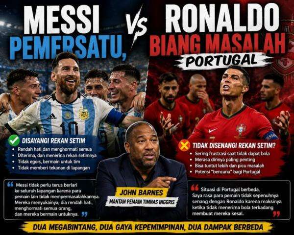 Messi Pemersatu, Ronaldo Biang Masalah Portugal Messi Pemersatu, Ronaldo Biang Masalah Portugal