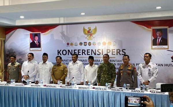 Rakor Penanganan Karhutla, Menko Polkam: Kita Belum Sampai ke Puncak El Nino Rakor Penanganan Karhutla, Menko Polkam: Kita Belum Sampai ke Puncak El Nino