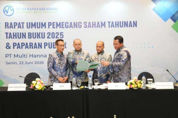 Tebar Dividen Rp9,9 Miliar, Multi Hanna (MHKI) Tegaskan Fokus Pada Pertumbuhan Berkelanjutan Tebar Dividen Rp9,9 Miliar, Multi Hanna (MHKI) Tegaskan Fokus Pada Pertumbuhan Berkelanjutan