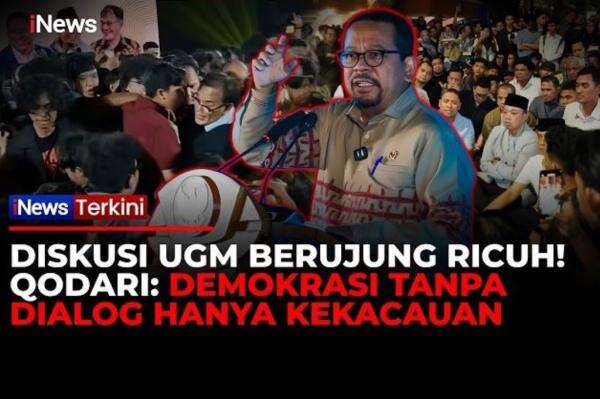 Viral Diskusi di UGM Berujung Ricuh, Qodari: Tanpa Dialog Bukan Demokrasi! Viral Diskusi di UGM Berujung Ricuh, Qodari: Tanpa Dialog Bukan Demokrasi!
