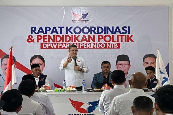 Perindo NTB Perkuat Struktur dan Pendidikan Politik, Bidik Dua Kali Lipat Kursi DPRD pada 2029 Perindo NTB Perkuat Struktur dan Pendidikan Politik, Bidik Dua Kali Lipat Kursi DPRD pada 2029