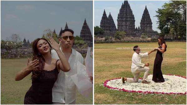 Selamat! Marion Jola Dilamar Dennis Talakua di Candi Prambanan Selamat! Marion Jola Dilamar Dennis Talakua di Candi Prambanan