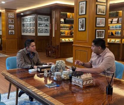 Seskab Bertemu Menteri PKP Bahas Bantuan Bedah Rumah Seskab Bertemu Menteri PKP Bahas Bantuan Bedah Rumah