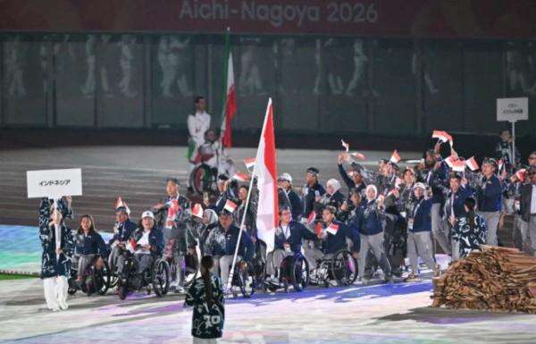Kontingen Indonesia Curi Perhatian di Pembukaan Asian Para Games 2026 Kontingen Indonesia Curi Perhatian di Pembukaan Asian Para Games 2026