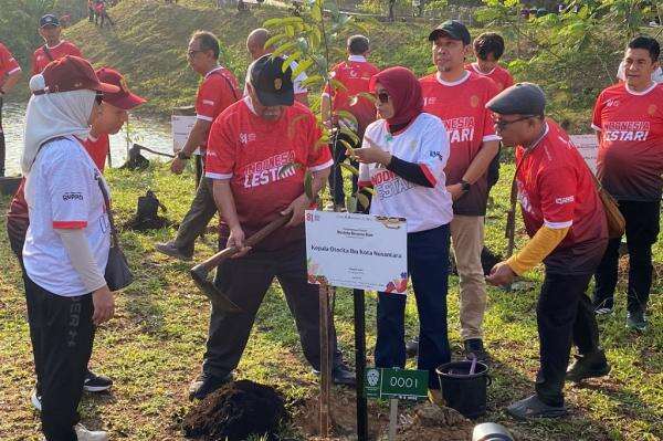Penghijauan di IKN, 1.708 Pohon Ditanam di Embung Sanggai hingga Pecahkan Rekor MURI Penghijauan di IKN, 1.708 Pohon Ditanam di Embung Sanggai hingga Pecahkan Rekor MURI
