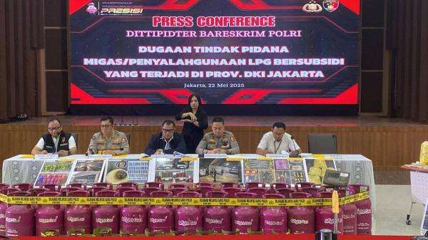 Bongkar Sindikat Penyelewengan Gas Subsidi, Polri Tangkap 10 Orang dan Sita Ribuan Tabung