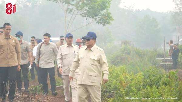 Prabowo Perintahkan Pejabat Utama TNI-Polri Tangani Karhutla di Kalimantan Prabowo Perintahkan Pejabat Utama TNI-Polri Tangani Karhutla di Kalimantan