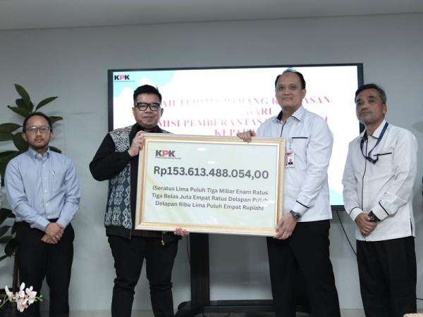 TASPEN Apresiasi KPK, Dana Hasil Rampasan Negara Dikembalikan Senilai Rp153,6 Miliar TASPEN Apresiasi KPK, Dana Hasil Rampasan Negara Dikembalikan Senilai Rp153,6 Miliar