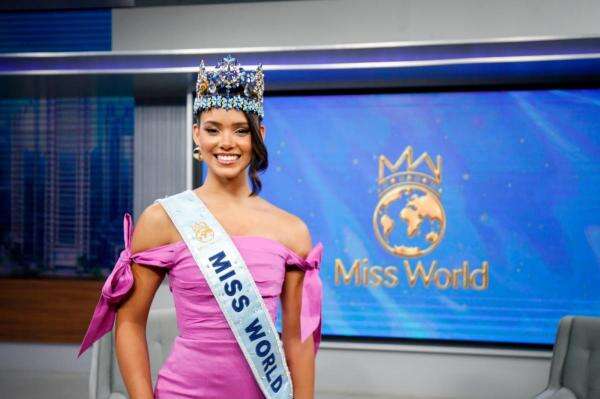Miss World 2026 Joheirry Mola Sambangi iNews Tower, Senyum Ramah Iringi Setiap Langkah Miss World 2026 Joheirry Mola Sambangi iNews Tower, Senyum Ramah Iringi Setiap Langkah