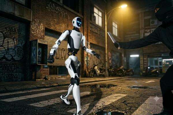 China Kenalkan Robot Pengawal yang Bisa Menyerang dan Angkat Mobil China Kenalkan Robot Pengawal yang Bisa Menyerang dan Angkat Mobil