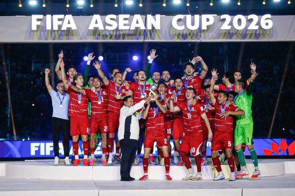 Presiden Prabowo Subianto Beri Bonus ke Timnas Indonesia yang Juara FIFA ASEAN Cup 2026 Presiden Prabowo Subianto Beri Bonus ke Timnas Indonesia yang Juara FIFA ASEAN Cup 2026