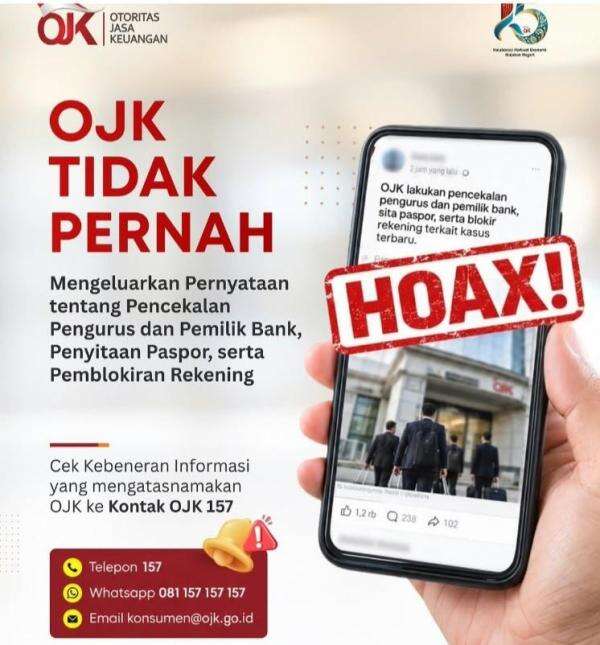 Bantah Keras Jusuf Hamka, OJK Tegaskan Isu Pencekalan Hoaks: Waspadai Penipuan! Bantah Keras Jusuf Hamka, OJK Tegaskan Isu Pencekalan Hoaks: Waspadai Penipuan!