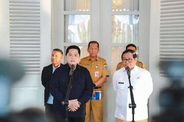Erick Thohir dan Pramono Bertemu, Bahas Persiapan Tuan Rumah FIFA ASEAN Cup 2026 Erick Thohir dan Pramono Bertemu, Bahas Persiapan Tuan Rumah FIFA ASEAN Cup 2026