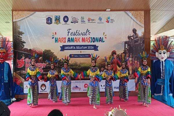 Festival Hari Anak Nasional 2026 di Jaksel Meriah, 274 Pelajar Tampilkan Budaya Nusantara Festival Hari Anak Nasional 2026 di Jaksel Meriah, 274 Pelajar Tampilkan Budaya Nusantara