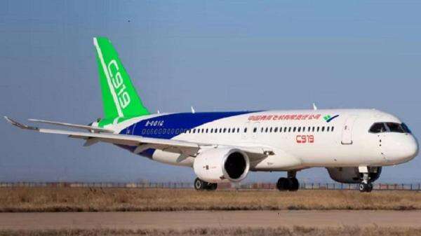 Pesawat Komersial Pertama Buatan China C919 Terbang Internasional Perdana Pesawat Komersial Pertama Buatan China C919 Terbang Internasional Perdana