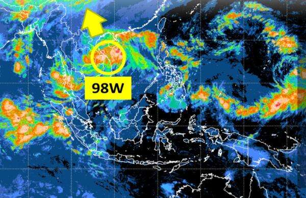 Bibit Siklon Tropis 98W Terpantau di Laut China Selatan, Waspadai Dampak Cuacanya Bibit Siklon Tropis 98W Terpantau di Laut China Selatan, Waspadai Dampak Cuacanya
