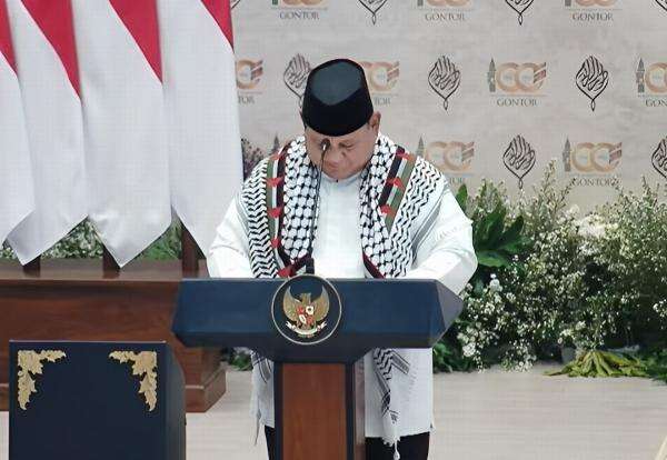 Prabowo Menangis di Gontor, Teringat Penderitaan Warga Palestina Prabowo Menangis di Gontor, Teringat Penderitaan Warga Palestina