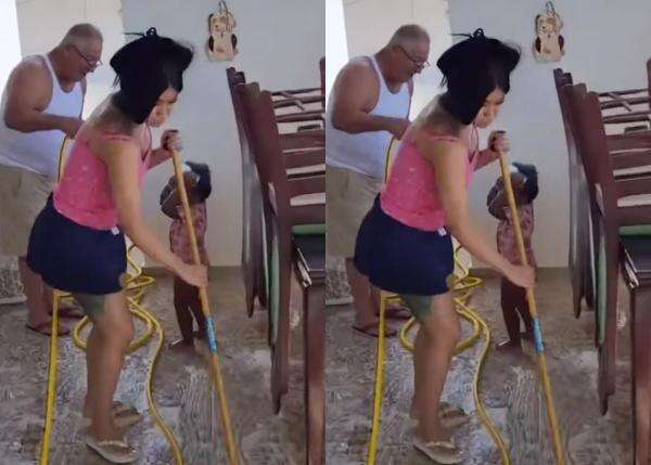 Viral, Penyanyi Cardi B Nyapu Ngepel saat Mudik ke Rumah Nenek di Dominika Viral, Penyanyi Cardi B Nyapu Ngepel saat Mudik ke Rumah Nenek di Dominika