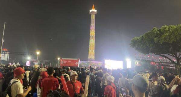 Suasana Terkini Pesta Rakyat Perayaan HUT ke-81 RI di Kawasan Monas-Bundaran HI Suasana Terkini Pesta Rakyat Perayaan HUT ke-81 RI di Kawasan Monas-Bundaran HI